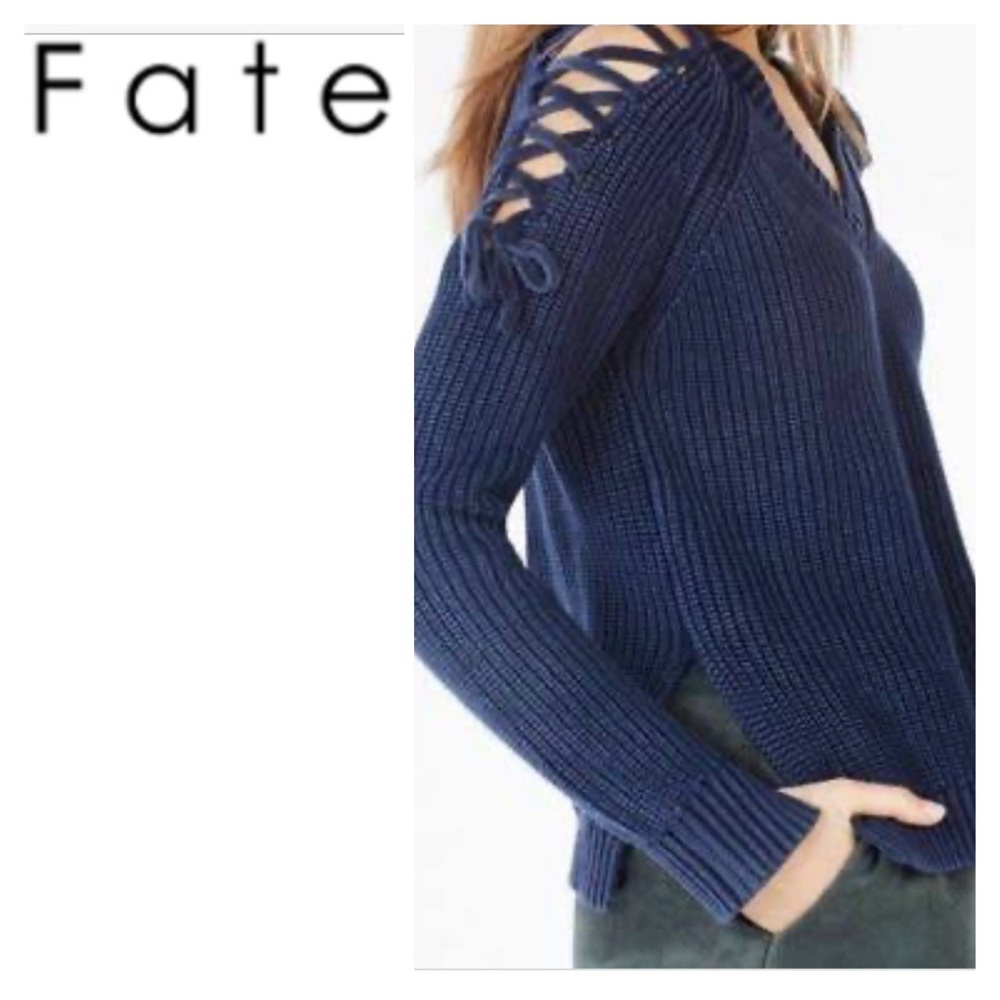 Fate Open Knit Sweater